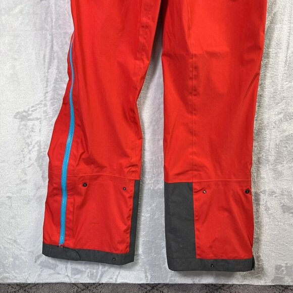Dynafit Ski Snowboard Pants GORE-TEX Women's Small (US) Orange Blue Zippers - Picture 16 of 16